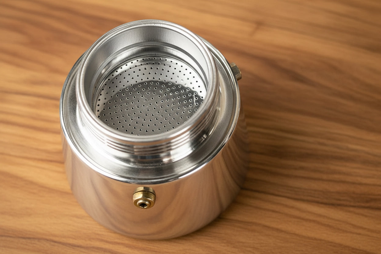 Cafetera Moka Espresso Cuisinox Roma de inducción de acero inoxidable 