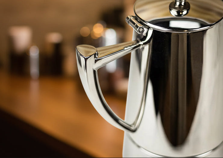Cafetera Moka Espresso Cuisinox Roma de inducción de acero inoxidable 