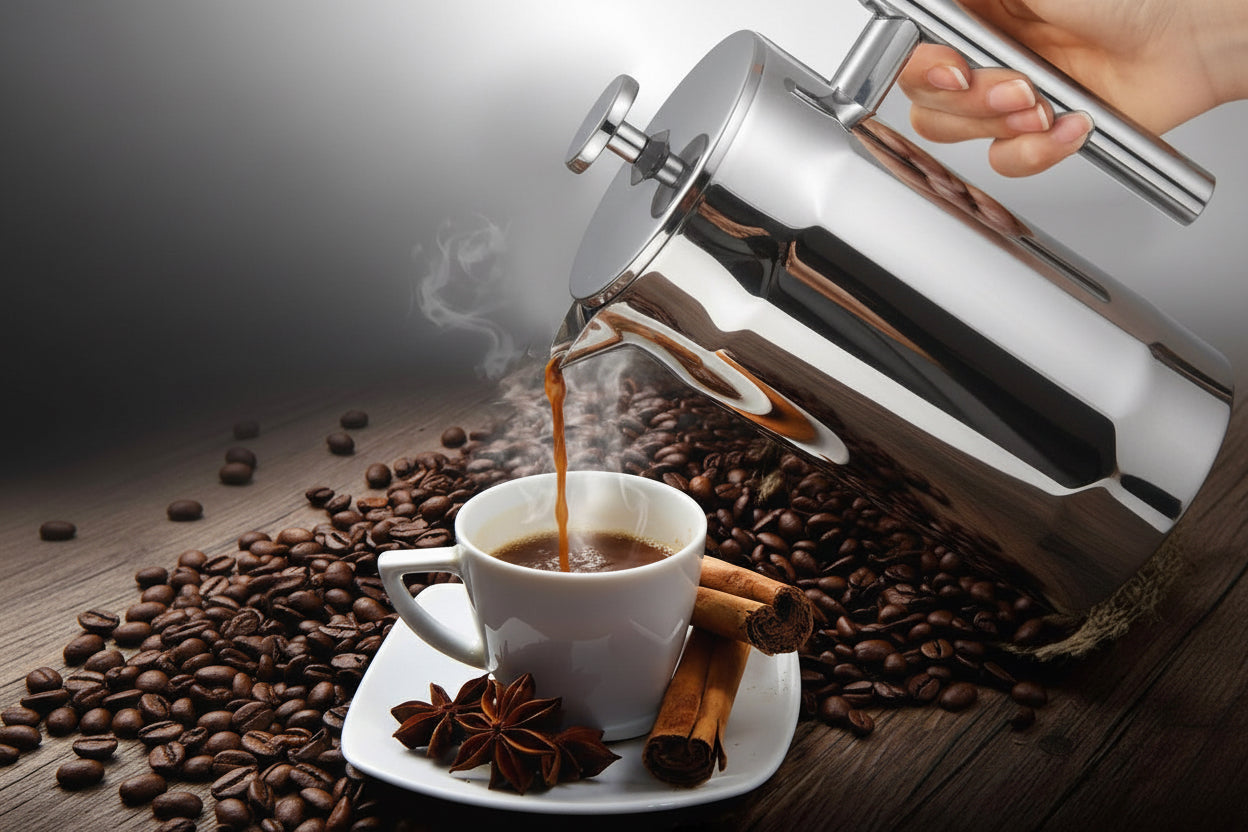 Cuisinox Double Walled Stainless Steel French Press
