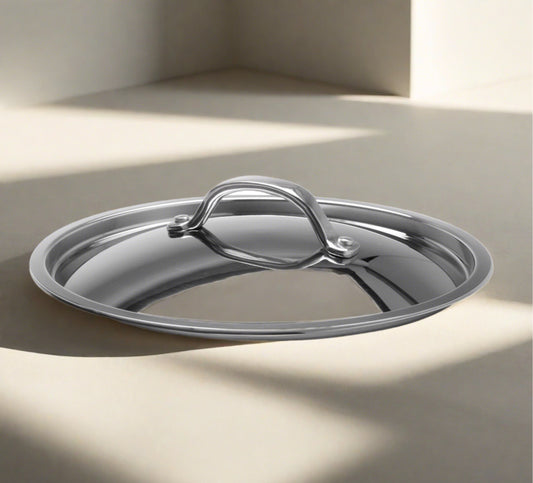 Tapa de acero inoxidable Cuisinox Super Elite con mango remachado