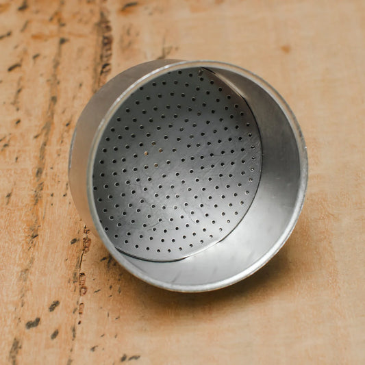 Filtros de embudo para cafeteras espresso Moka de aluminio, tamaños 1, 2, 6 y 12 tazas