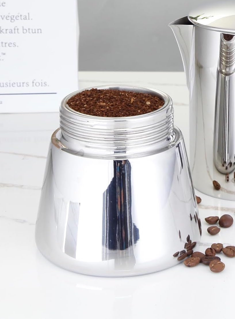Cuisinox Filtre entonnoir en acier inoxydable 9 tasses pour Capri & Amore