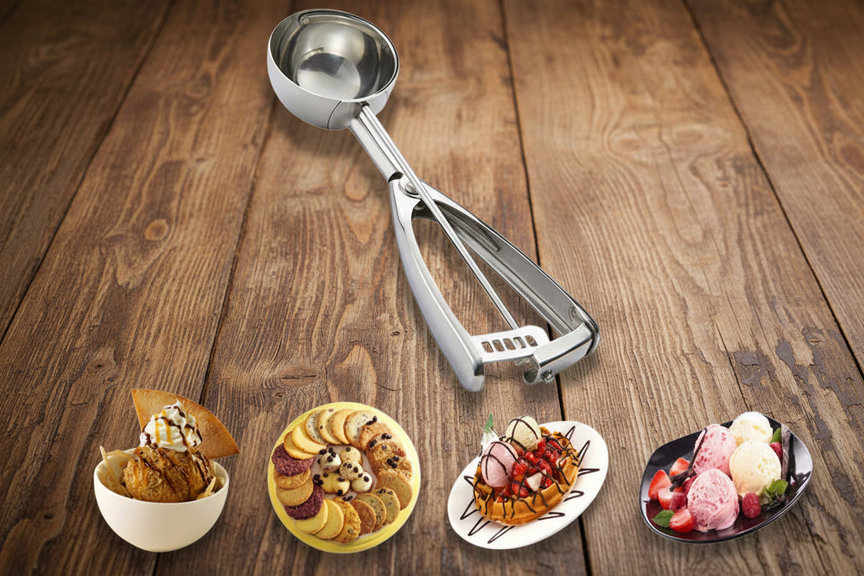 Cuisinox Spring Action Ice Cream Scoop / Disher # 20