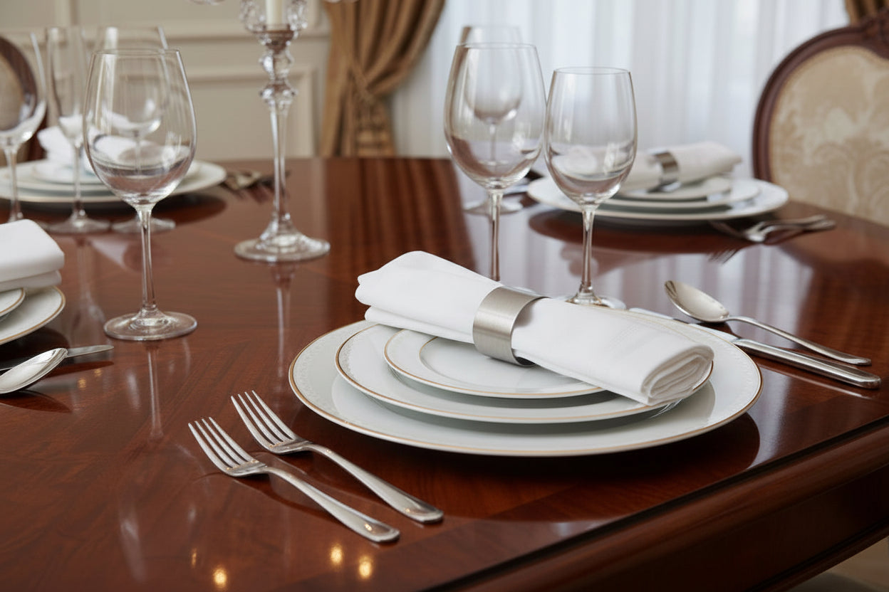 Juego de servilleteros de acero inoxidable cepillado Cuisinox