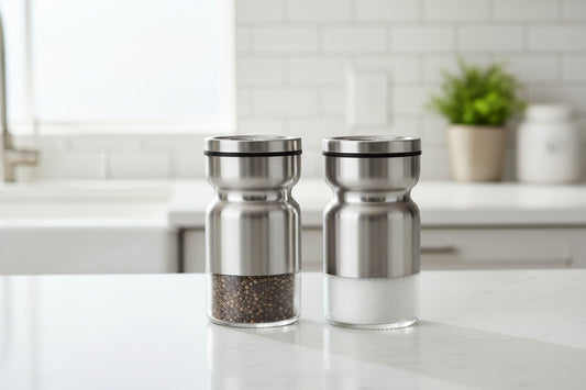 Juego de salero y pimentero Cuisinox con carrito