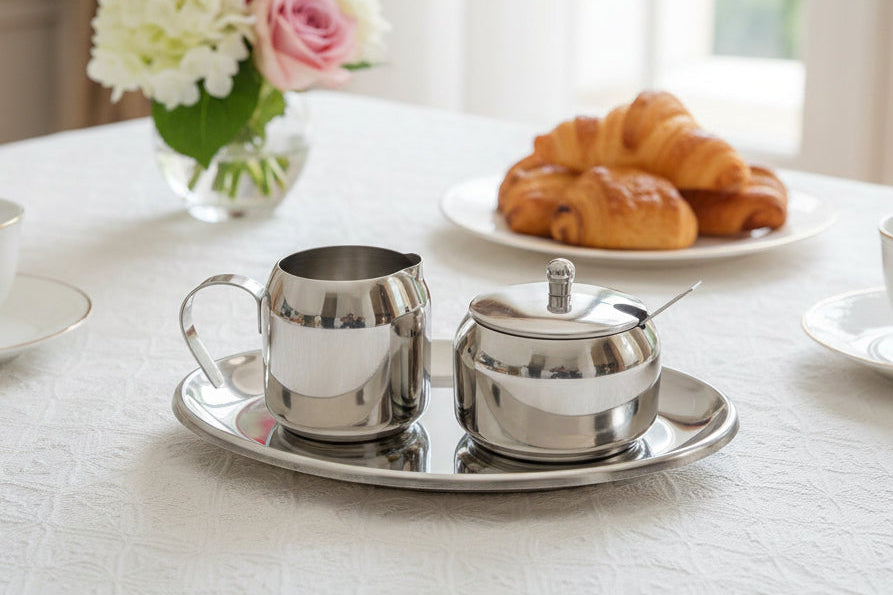sugar bowl, creamer