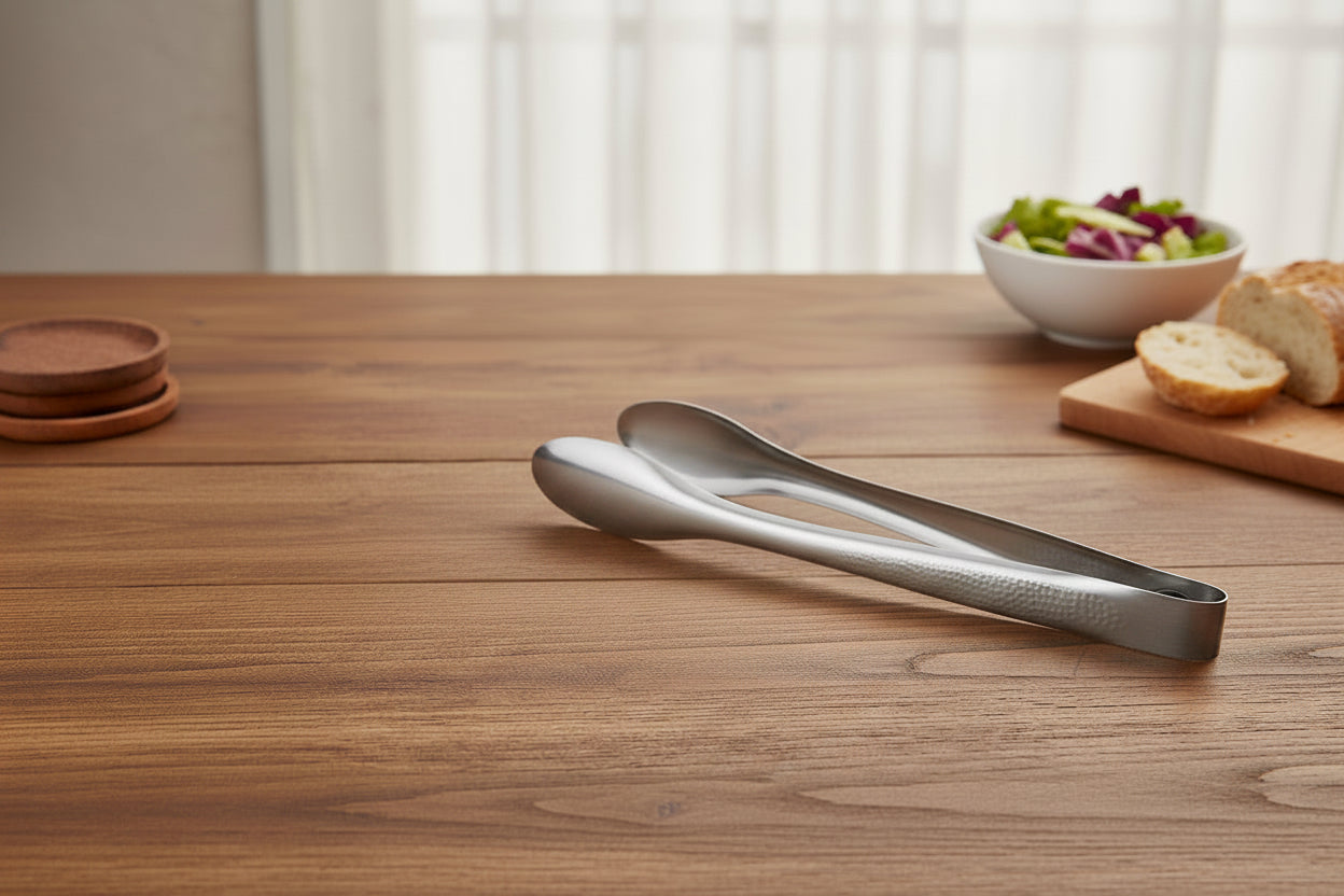 Cuisinox Serving Tongs (Hand-Hammered Finish)