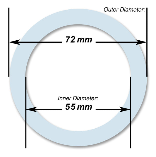 Junta de silicona de grado alimenticio Cuisinox de 6 tazas para cafeteras espresso Roma, Milano, Alpha, Amore, Capri y Bella