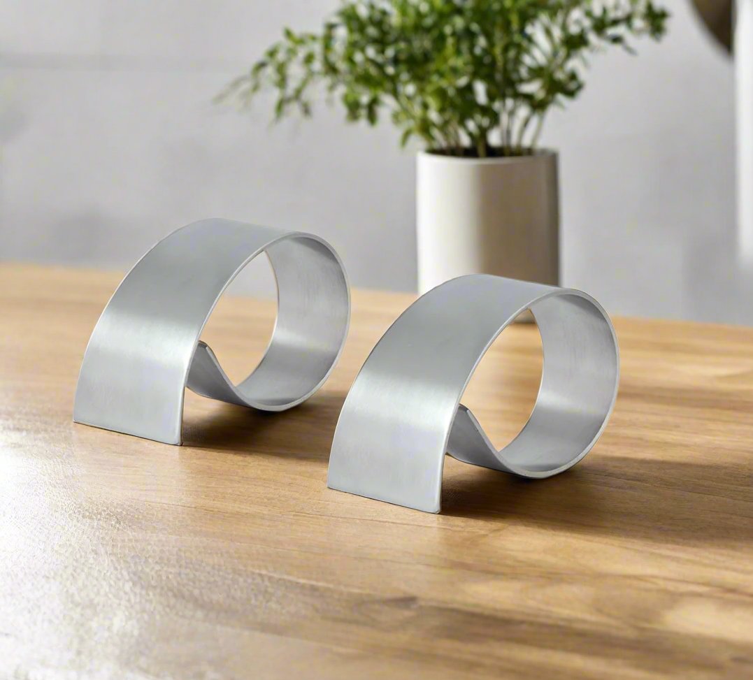 Juego de servilleteros de acero inoxidable cepillado Cuisinox