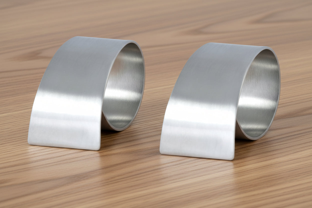 Juego de servilleteros de acero inoxidable cepillado Cuisinox