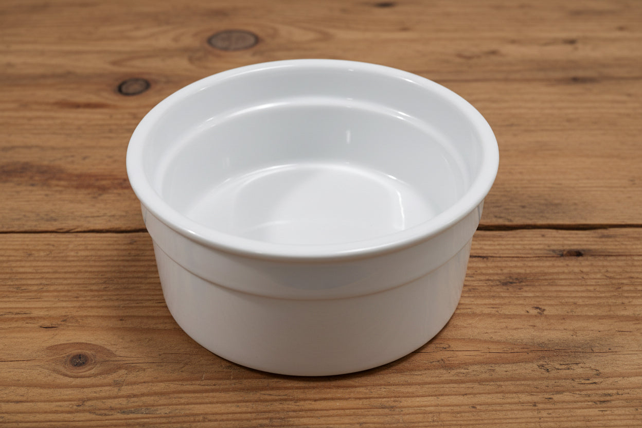 Inserto para fondue Cuisinox en porcelana blanca (cabe en una cacerola de 7" de diámetro)