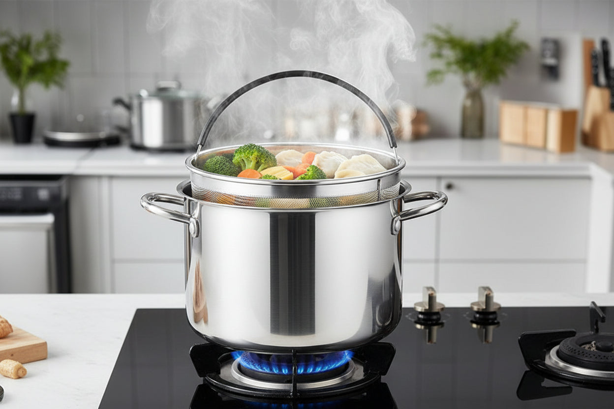 Cesta/colador para cocinar al vapor Cuisinox